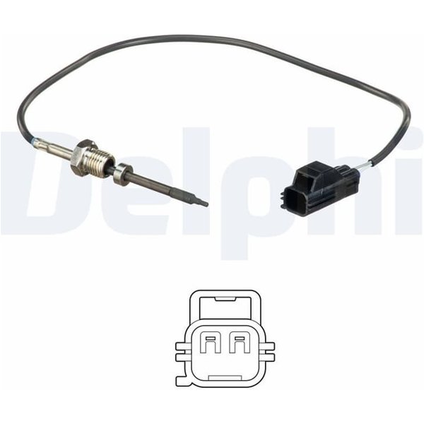 Delphi Abgastemperatursensor Volvo S60 V70 Xc70 Xc90 2,4 TS30149-image
