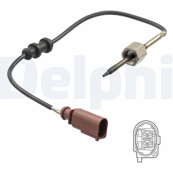 Delphi Abgastemperatursensor Seat Alhambra VW Sharan 2,0 TS30185-image