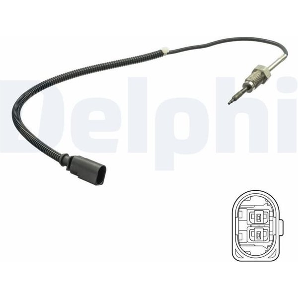 Delphi Abgastemperatursensor VW Transporter T5 1,9 TDI TS30172-image