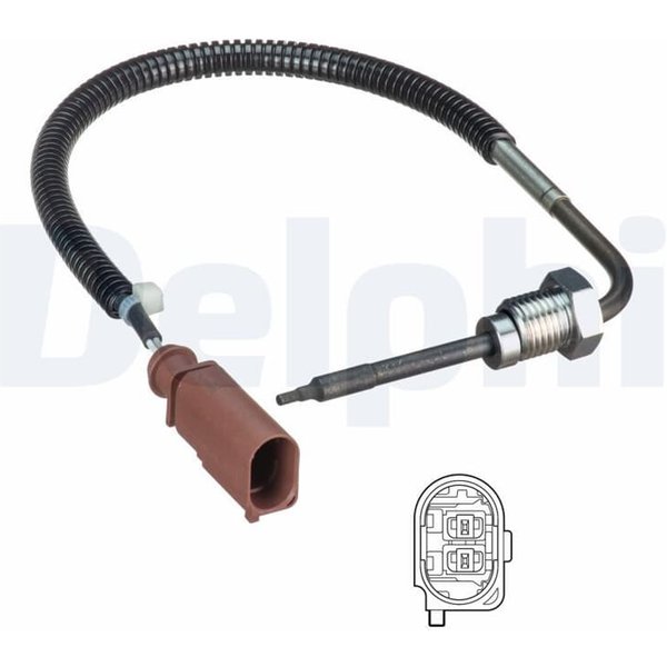 Delphi Abgastemperatursensor Audi A6 A7 Q5 3,0-image