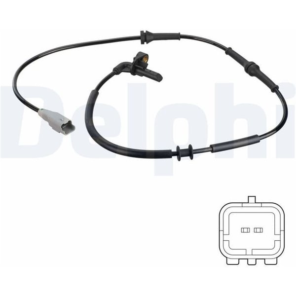 Delphi Abs-Sensor Hinten Links Citroen Berlingo Xsara Peugeot Partner SS20761-image