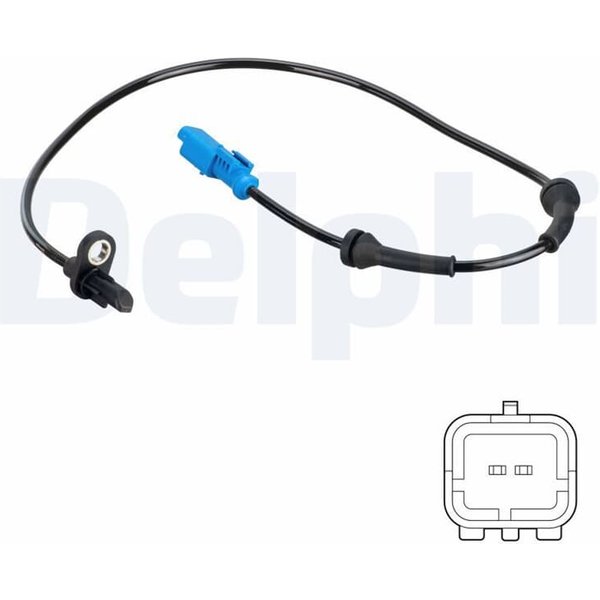 Delphi Abs-Sensor Hinten Citroen C3 C4 Ds3 DS Ds-image