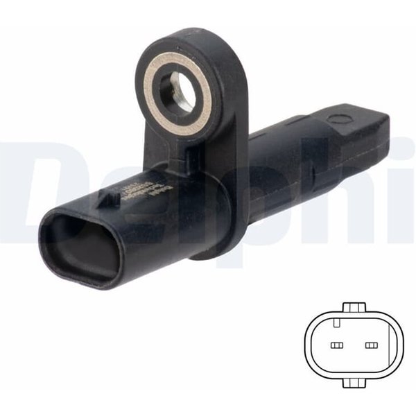Delphi Abs-Sensor Vorne Citroen DS Peugeot SS20801-image