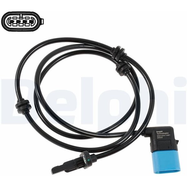 Delphi Abs-Sensor Hinten Mercedes A-Klasse B-Klasse Cla Gla-Klasse-image