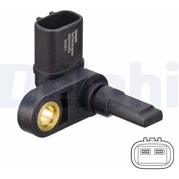 Delphi Abs-Sensor Vorne Rechts Toyota 4 Runner FJ Land Cruiser-image