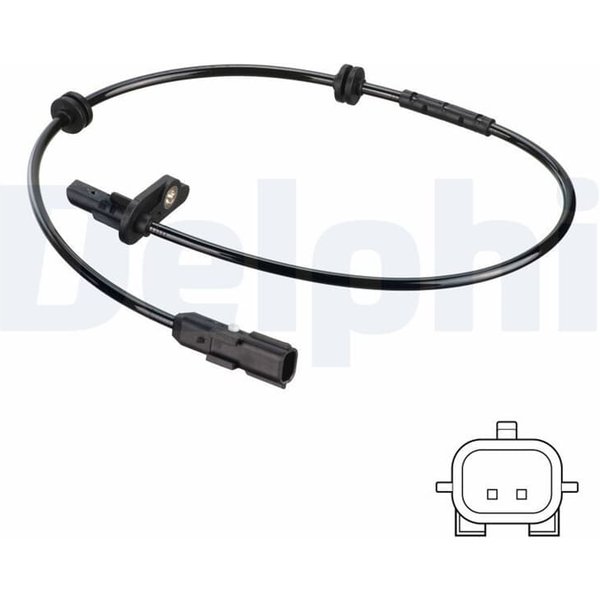 Delphi Abs-Sensor Hinten Rechts Renault Captur Clio Zoe-image