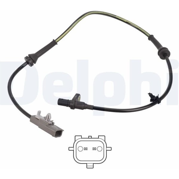 Delphi Abs-Sensor Hinten Links Nissan Qashqai 2 SS21256-12B1-image