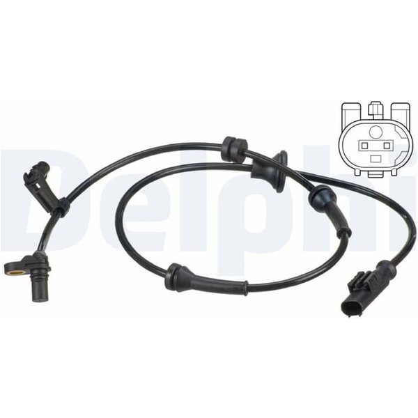 Delphi Abs-Sensor Hinten Citroen C1 Peugeot 107 108 Toyota Aygo-image
