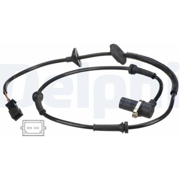 Delphi Abs-Sensor Hinten Rechts VW Passat B5-image