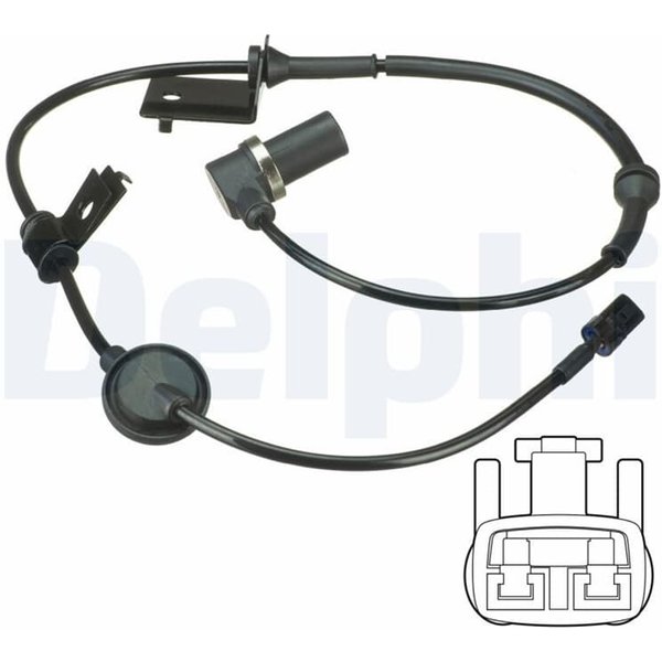 Delphi Abs-Sensor Vorne Rechts Hyundai Santa Fe 1-image