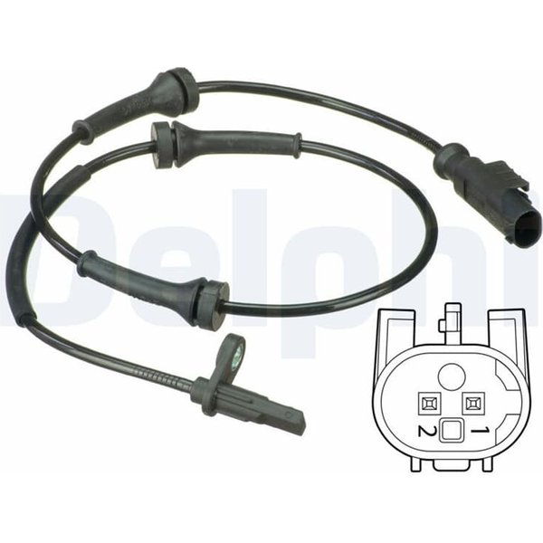Delphi Abs-Sensor Hinten Abarth 500 500C Fiat 500 Ford Ka-image