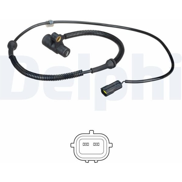 Delphi Abs-Sensor Vorne Rechts Kia Rio 1,5 SS20519-image