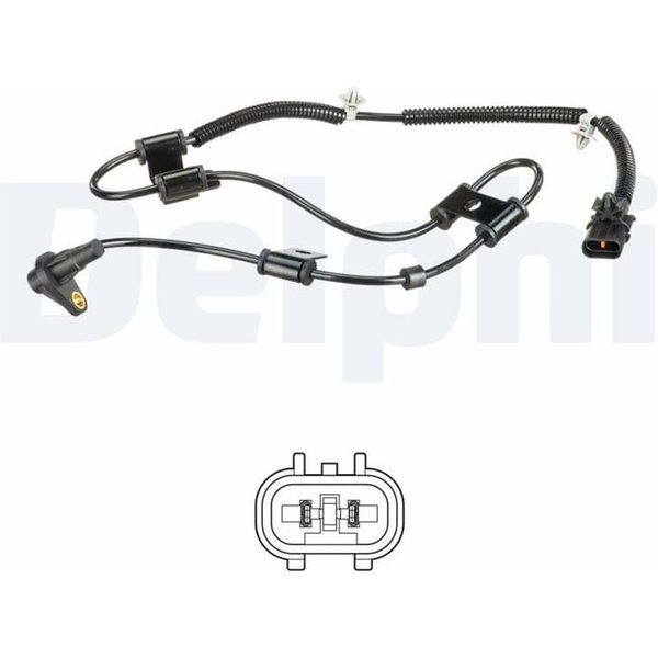 Delphi Abs-Sensor Vorne Links Kia Rio-image