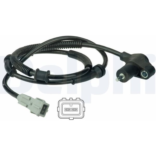 Delphi Abs-Sensor Vorne Citroen Berlingo Xsara Peugeot Partner-image