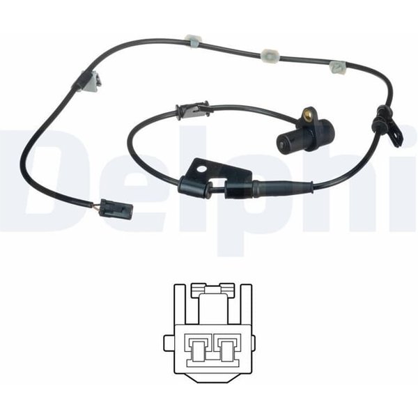 Delphi Abs-Sensor Vorne Rechts Hyundai Coupe-image