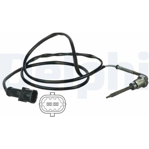Delphi Abgastemperatursensor Nach Partikelfilter Fiat Doblo Multipla Stilo-image