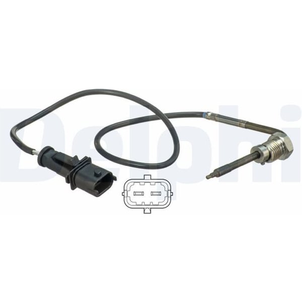 Delphi Abgastemperatursensor Fiat Fiorino Qubo 1,3-image