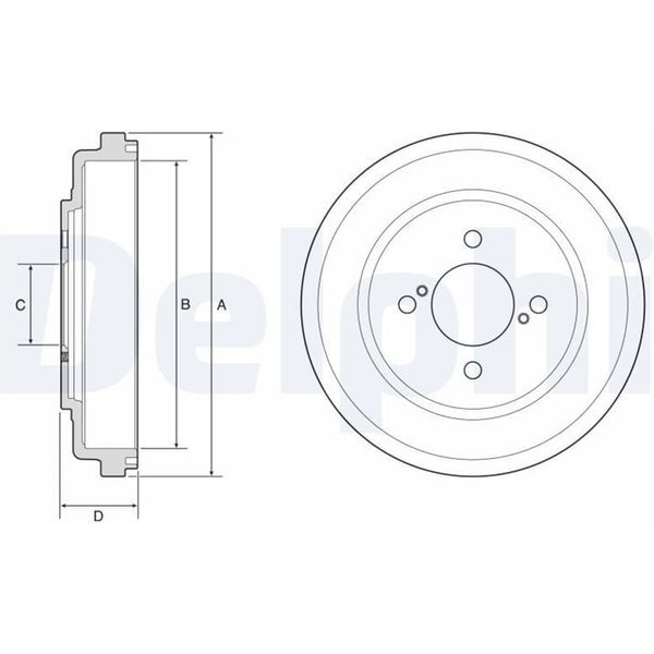 Delphi Bremstrommel Suzuki Swift V-image