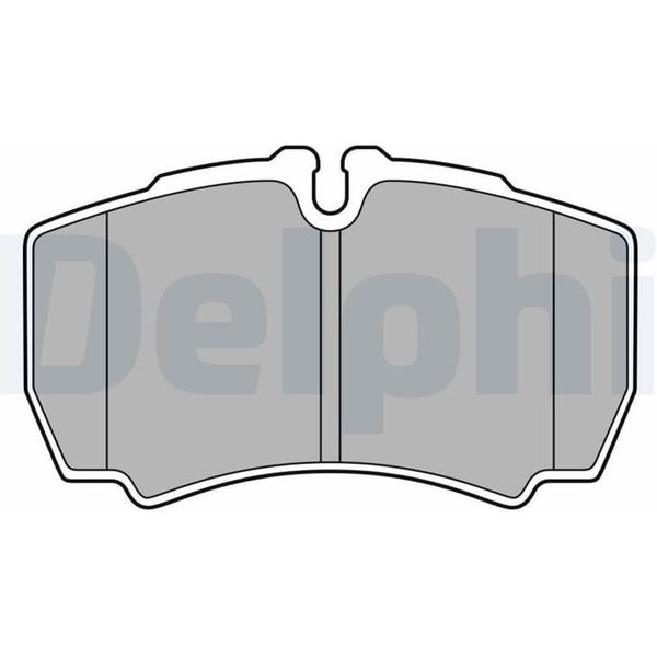 Delphi BremsbeläGe + Sensor Ford Transit 2,2 2,3 2,4 3,2 Tdci-image