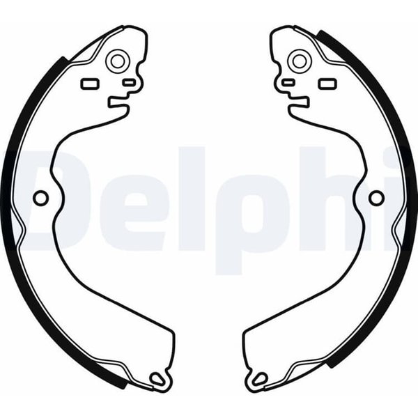 Delphi Bremsbacken Hinten Nissan Evalia Nv200-image