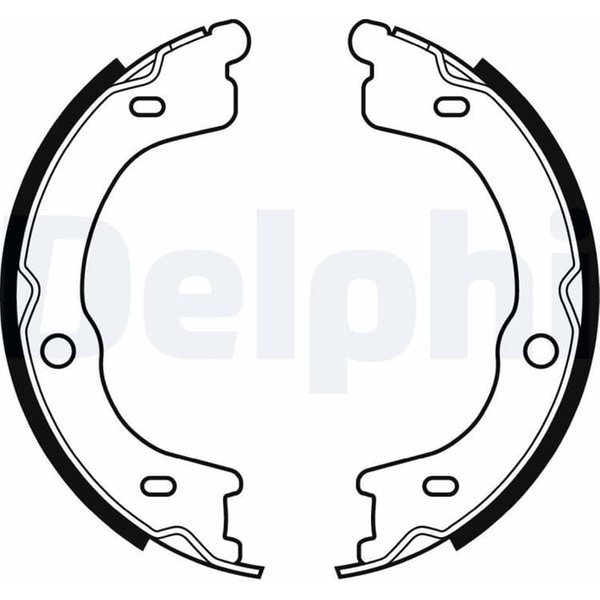 Delphi Bremsbacken Hinten Kia Sorento 1-image