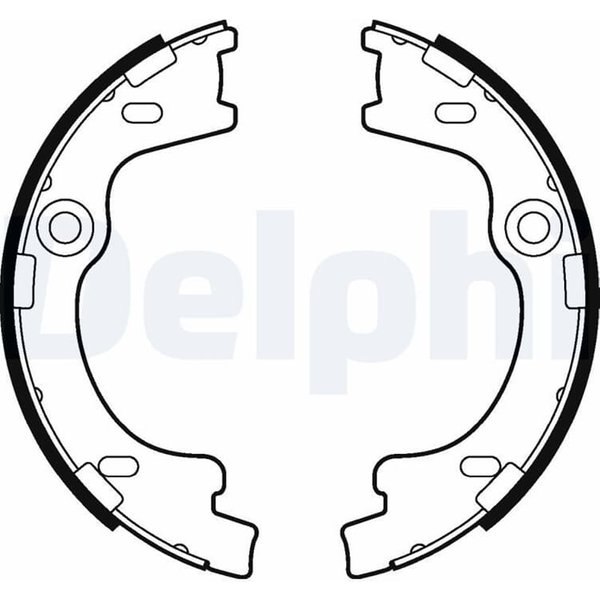 Delphi Bremsbacken Hinten Hyundai I30 Ix35 Kia Ceed Pro Sportage-image