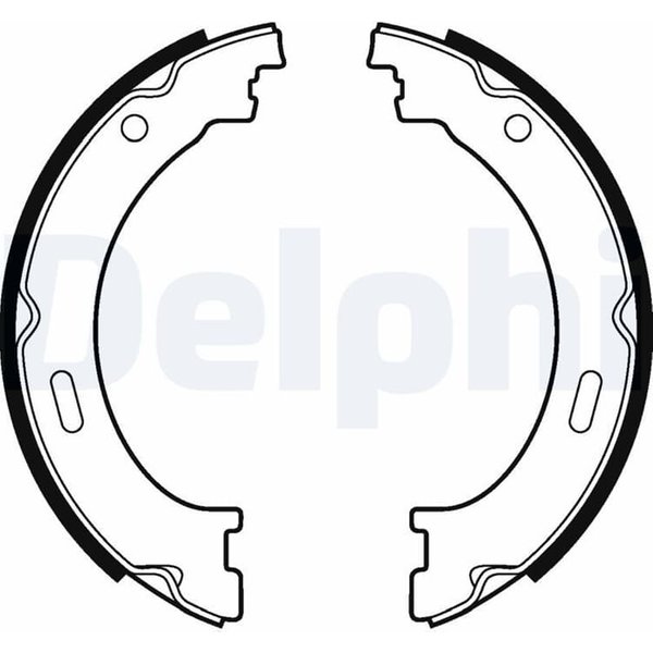 Delphi Bremsbacken Hinten Jeep Cherokee Commander Grand-image