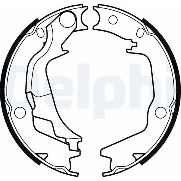 Delphi Bremsbacken Hinten Hyundai Getz Sonata Kia Magentis Soul-image