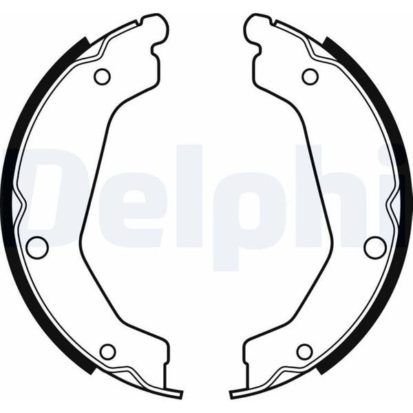 Delphi Bremsbacken Hinten Hyundai Terracan-image