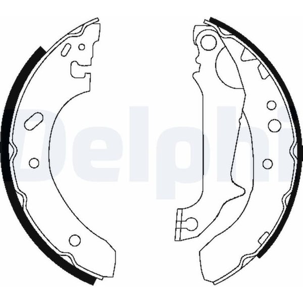 Delphi Bremsbacken Hinten Ford Escort Mondeo-image