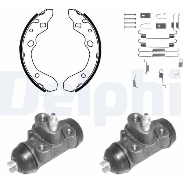 Delphi Bremsbacken Hinten Mazda 323 Mx-3 933-image