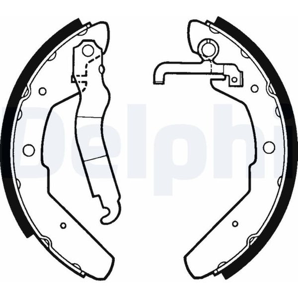 Delphi Bremsbacken Hinten VW Transporter T3-image