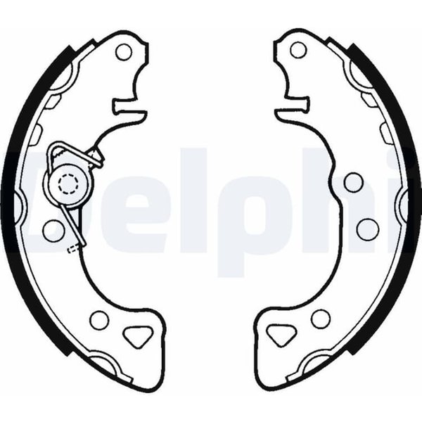 Delphi Bremsbacken Hinten Citroen Ax Saxo Peugeot 106 LS1319-image
