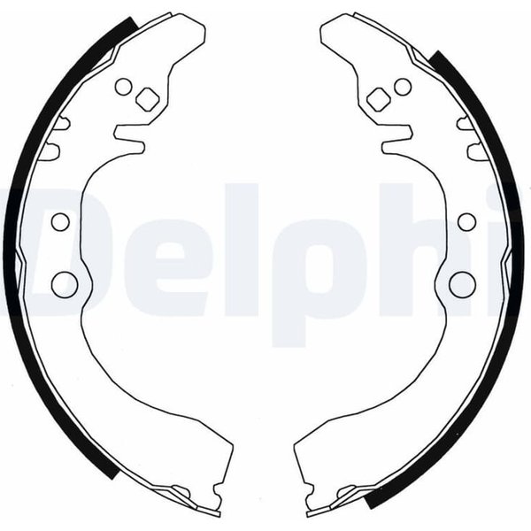 Delphi Bremsbacken Hinten Daihatsu Gran Hijet-image