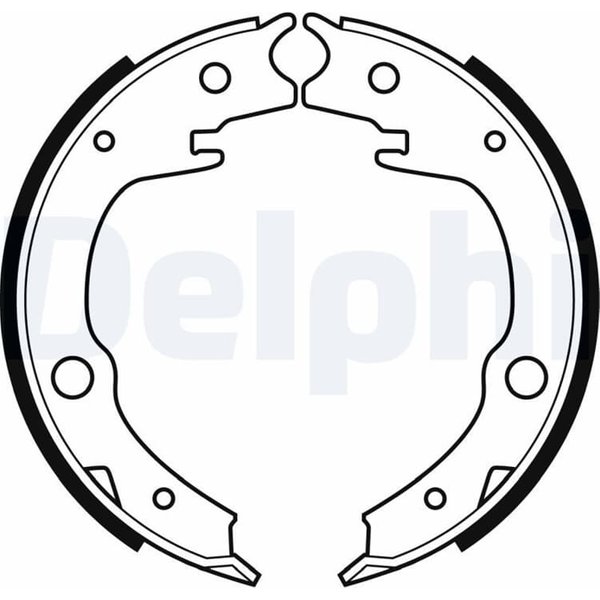 Delphi Bremsbacken Hinten Toyota Avensis Celica Corolla Prius Yaris-image