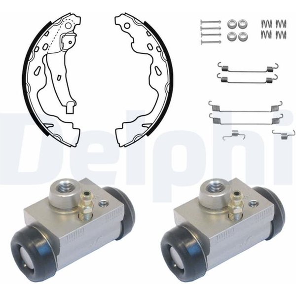 Delphi Bremsbacken Vormontiert Hinten Suzuki Swift Toyota Yaris-image