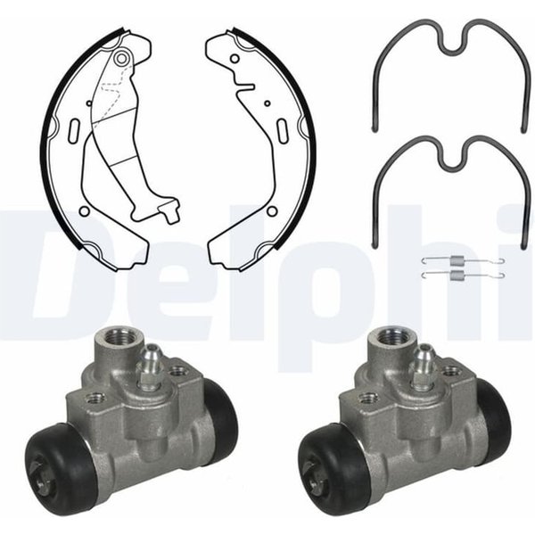 Delphi Bremsbacken Vormontiert Hinten Suzuki Wagon R 1,3-image