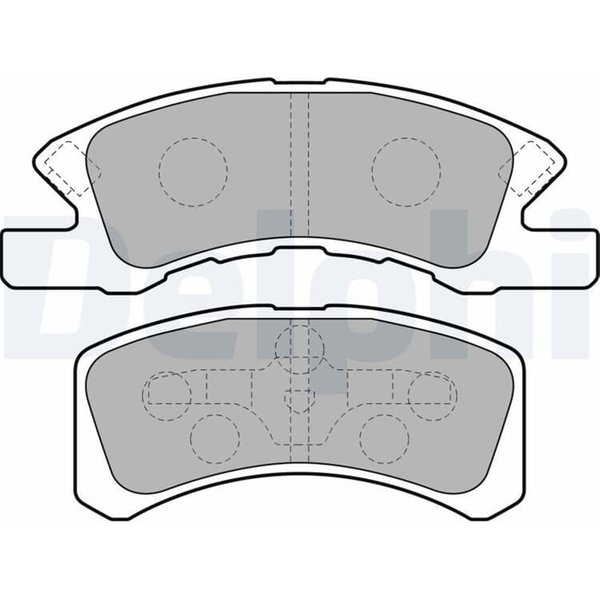 Delphi BremsbeläGe Vorne Daihatsu Cuore Trevis Mitsubishi Attrage Space-image