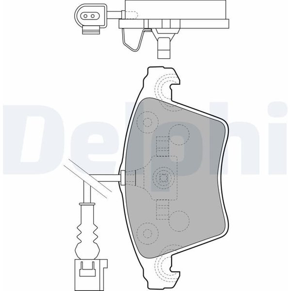 Delphi BremsbeläGe Vorne Vw Transporter T5 T6-image