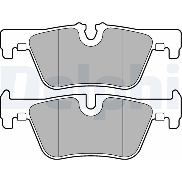 Delphi BremsbeläGe Hinten Bmw 1Er 2Er 3Er 4Er LP2286-image