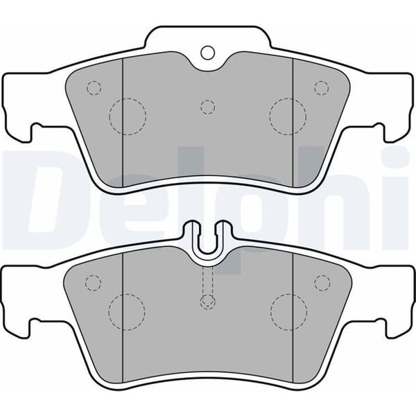 Delphi BremsbeläGe Hinten Mercedes Cls E-Klasse S-Klasse Sl-image