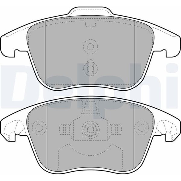 Delphi BremsbeläGe Vorne Citroen C4 Ds4 Ds5 Ds Ds Peugeot 3008 5008-image
