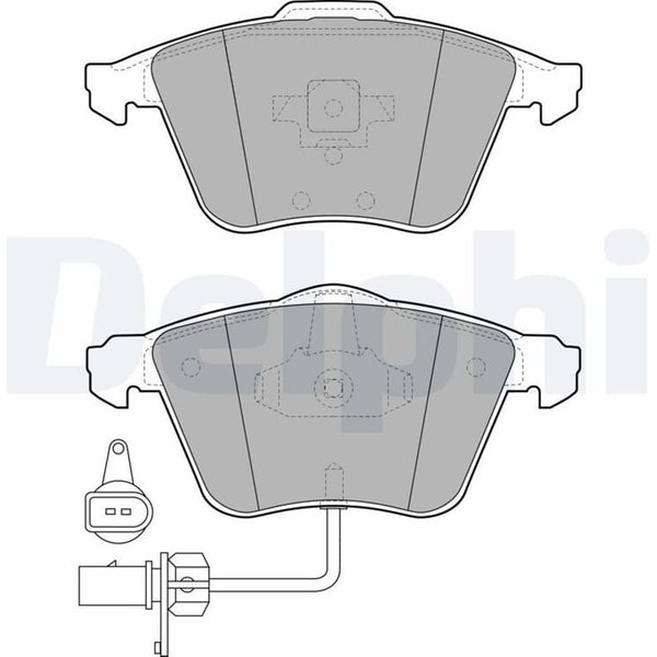 Delphi BremsbeläGe Vorne Audi A4 A6 A8 Seat Exeo-image