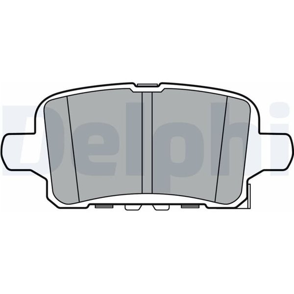 Delphi BremsbeläGe Hinten Opel Insignia B LP3372-image