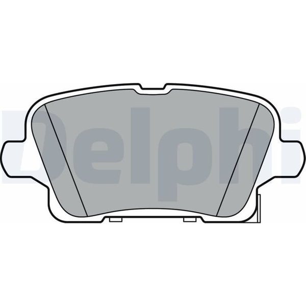 Delphi BremsbeläGe Hinten Opel Insignia B LP3373-image