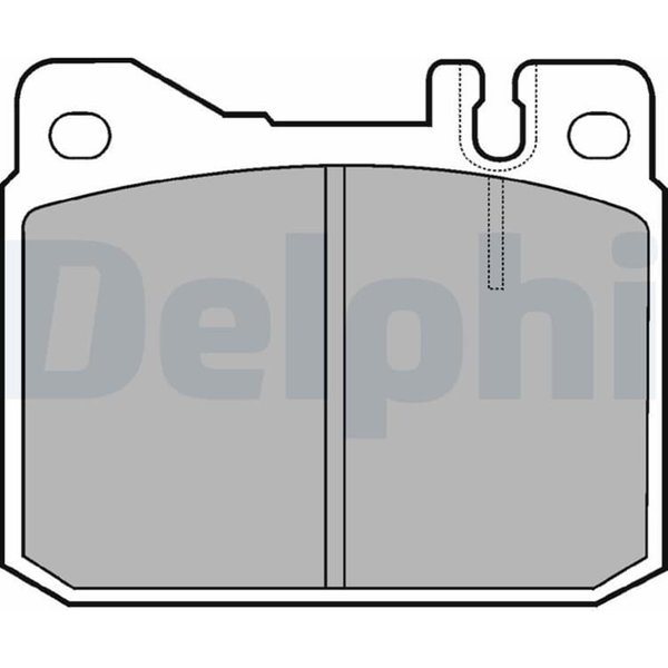Delphi BremsbeläGe Vorne Mercedes 123 S-Klasse Sl 5,0 LP427-image