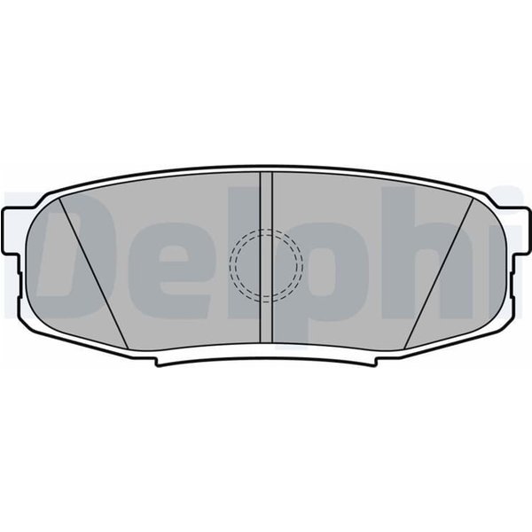 Delphi BremsbeläGe Hinten Toyota Land Cruiser Tundra-image