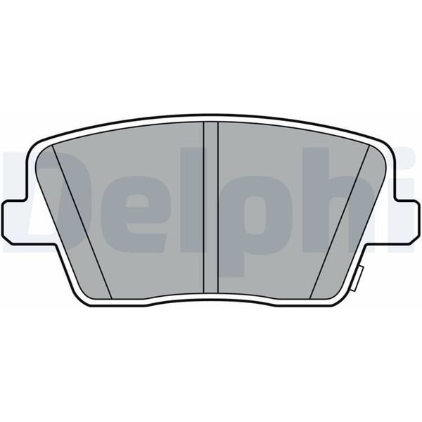 Delphi BremsbeläGe Hinten Hyundai I30 Kona-image