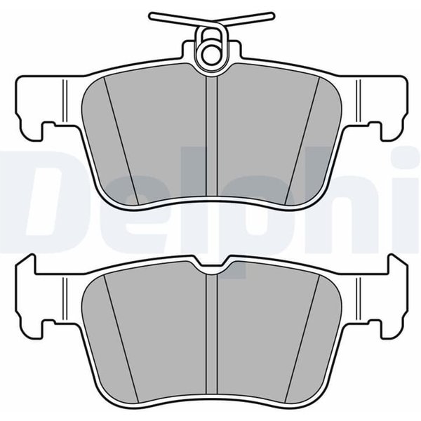 Delphi BremsbeläGe Hinten Ford Edge Ford Focus Galaxy Kuga Mondeo S-Max-image
