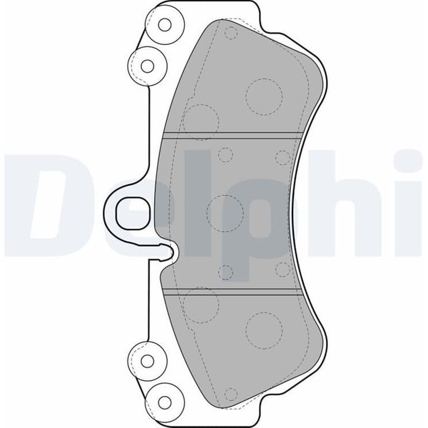 Delphi BremsbeläGe Vorne Porsche Cayenne VW Touareg-image